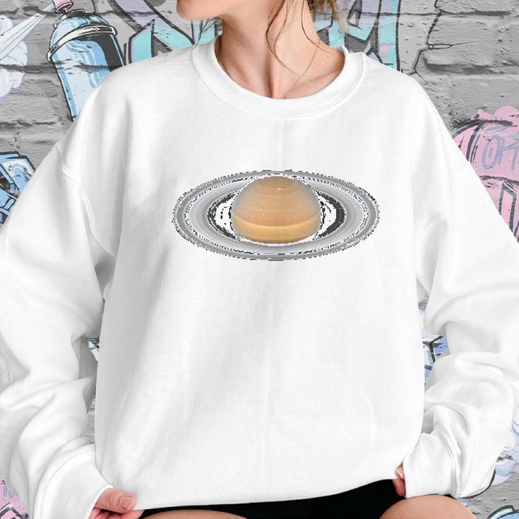 Space Stuff Saturn By Hubble Sweatshirt Gifts for Her