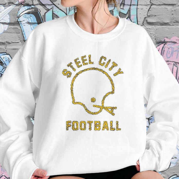 The Steel City Vintage Pittsburgh Football Sweatshirt Gifts for Her