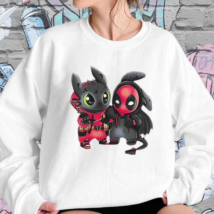 Stitch And Spiderman Sweatshirt Gifts for Her