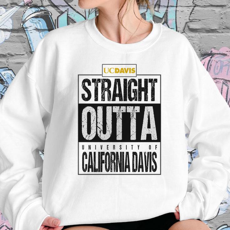 Straight Outta University Of California Davis Funny Gift Sweatshirt Gifts for Her