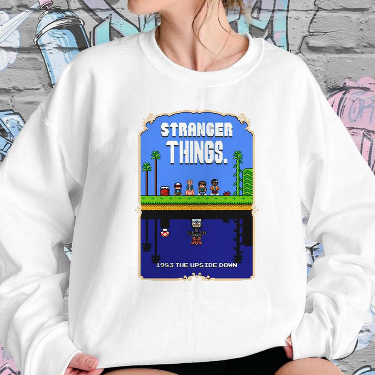 Stranger Things Mario Bros 2 Pixel Art Mashup T-Shirt Sweatshirt Gifts for Her