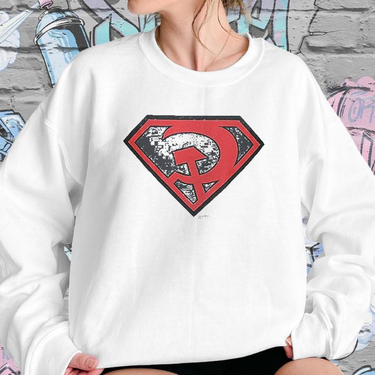 Superman Red Son Symbol Sweatshirt Gifts for Her