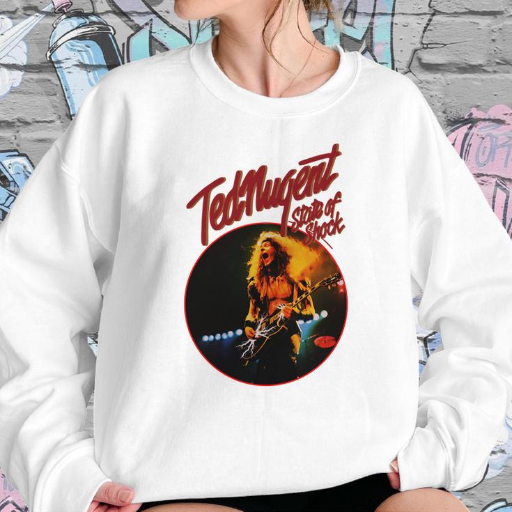 Ted Nugent State Of Shock Art Sweatshirt Gifts for Her