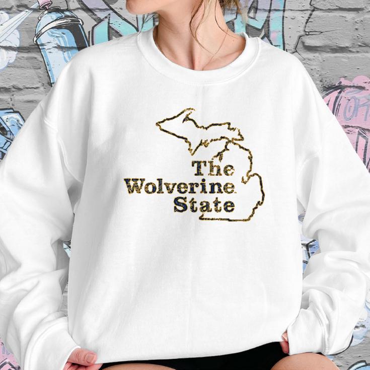 University Of Michigan The Wolverine State Sweatshirt Gifts for Her