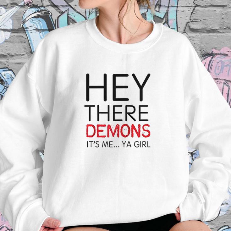 Unsolved Hey There Demons Girl Sweatshirt Gifts for Her