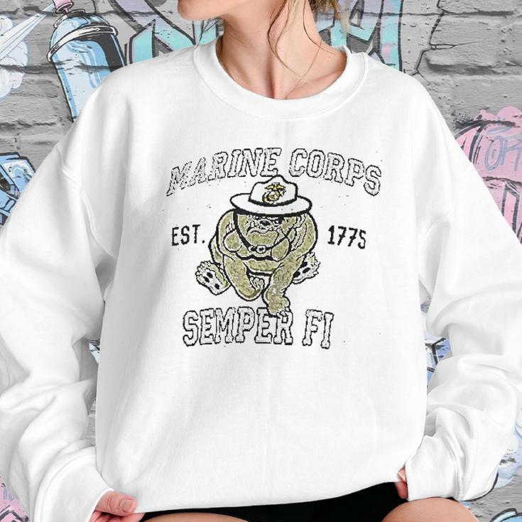 Vintage Usmc Chesty Semper Fi Retro Sweatshirt Gifts for Her