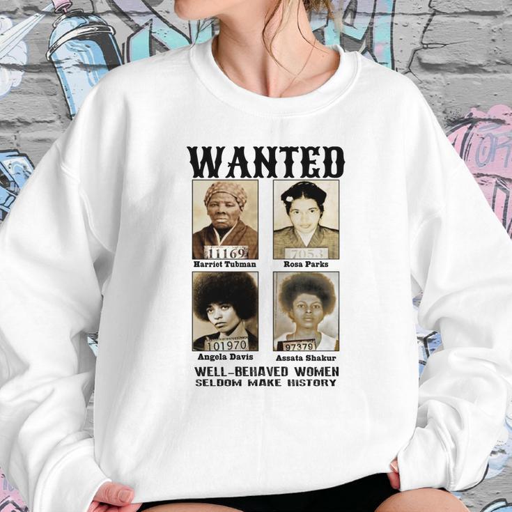 Wanted Harriet Tubman Angela Davis Assata Shakur Sweatshirt Gifts for Her