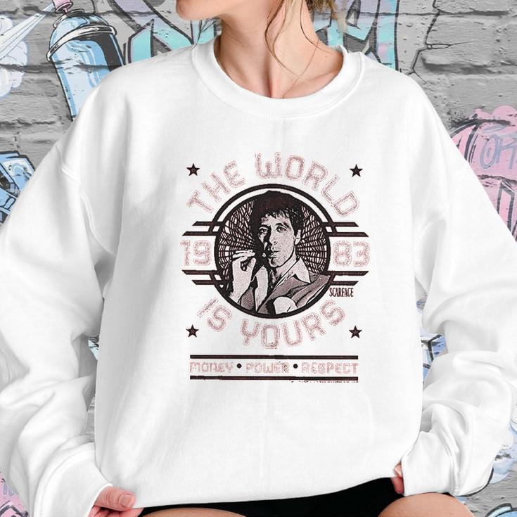 World Yours Money Power Respect Sweatshirt Gifts for Her