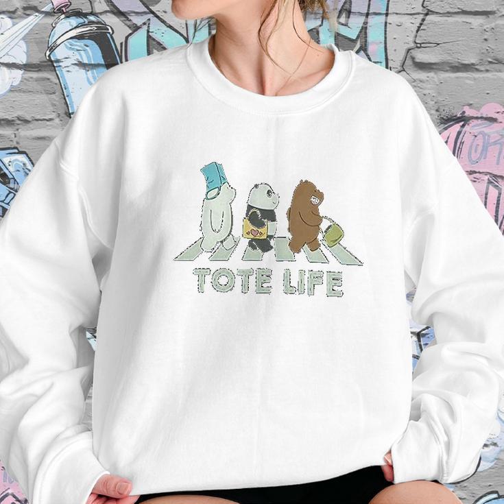 Zomsun We Bare Bears Tote Life Ice Bear Sweatshirt Gifts for Her