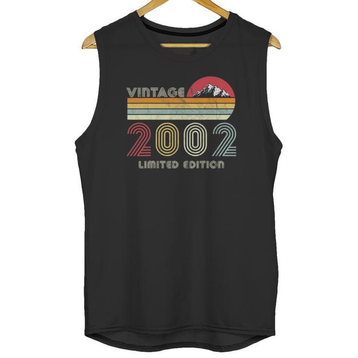 19 Years Old Gifts Vintage 2002 Limited Edition 19Th Birthday Unisex Tank Top