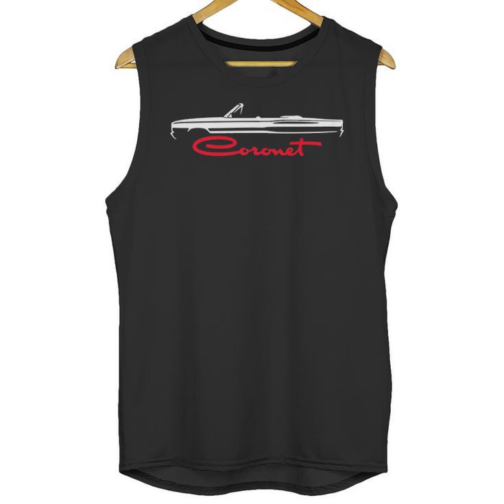 1966 1967 Dodge Coronet Convertible Unisex Tank Top