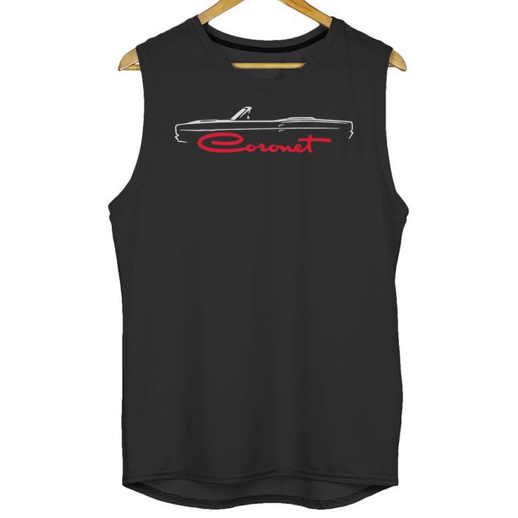 1968 1969 Dodge Coronet Convertible Unisex Tank Top