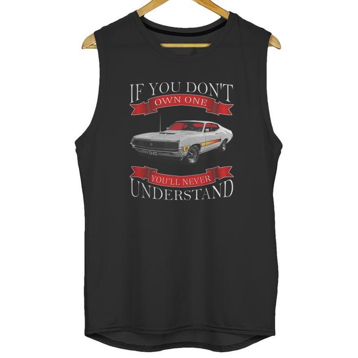 1970 Ford Torino Gt Back Side Unisex Tank Top