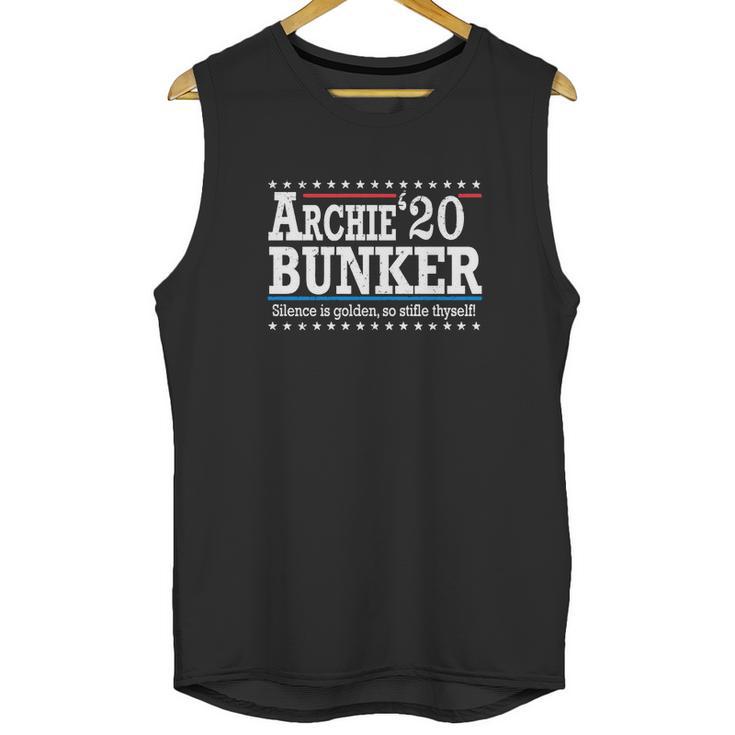 2020 Archie Bunker Silence Is Golden So Stifle Thyself Unisex Tank Top