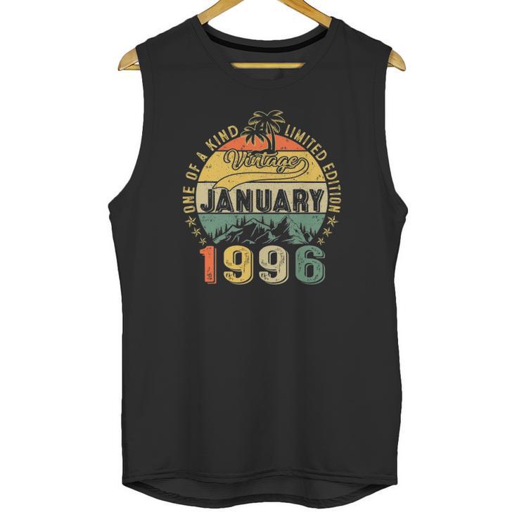 26 Years Old Gifts Vintage 1996 Limited Edition 26Th Bday Unisex Tank Top