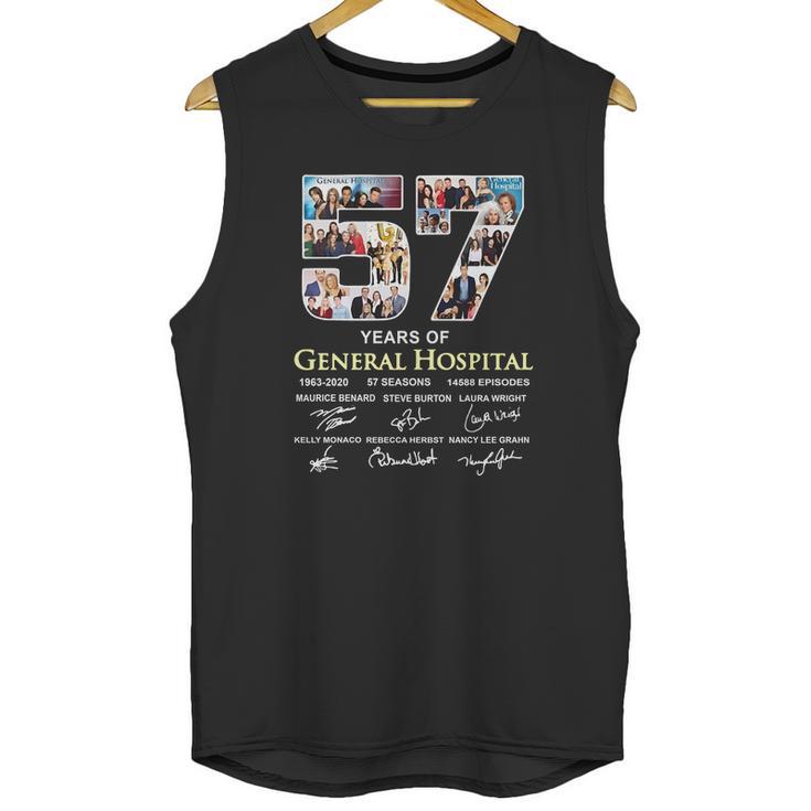 57 Years Of General Hospital 1963 2020 57 Seasons All Characters Signatures Shirtn Unisex Tank Top