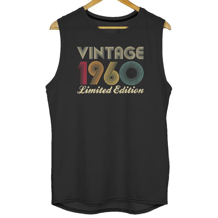 62Nd Birthday Gift 1960 Vintage Limited Edition 62 Years Old Unisex Tank Top