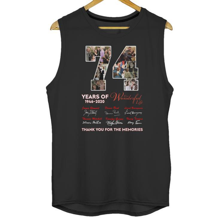 74Th Years Of It’S A Wonderful Life 1946-2020 Signatures Shirt Unisex Tank Top