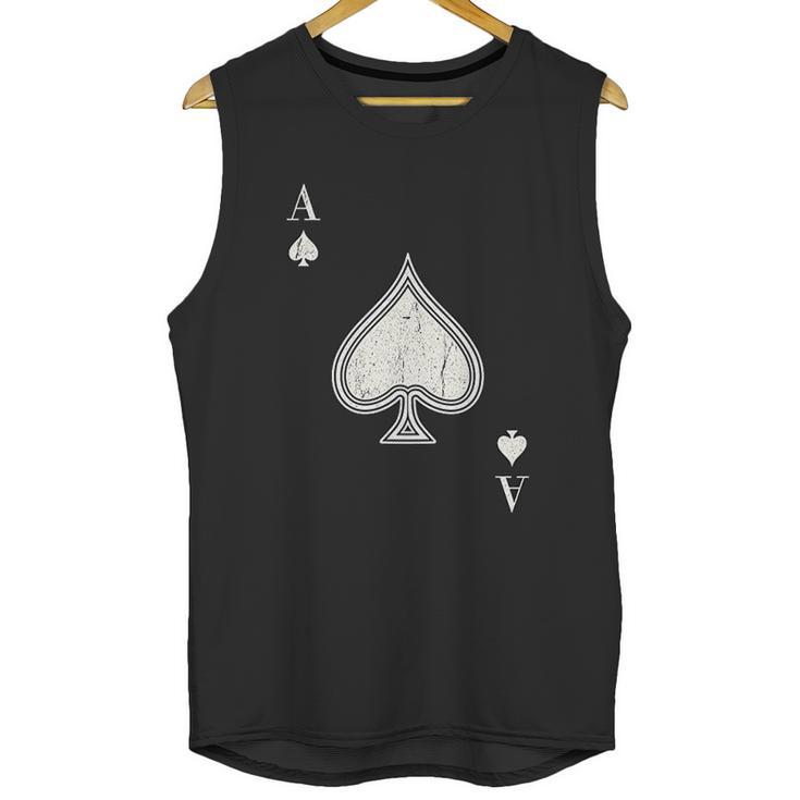 Ace Of Spades  Blackjack Cards Poker Unisex Tank Top