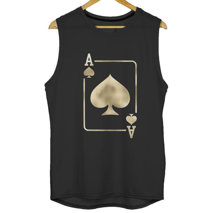 Ace Of Spades Playing Card Unisex Tank Top