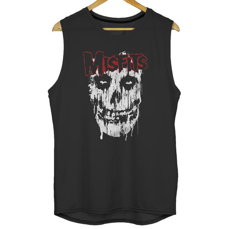 Ae Designs Misfits  Splatter Skull Unisex Tank Top