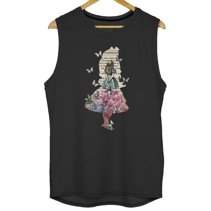 Alice In Wonderland Magical Garden Unisex Tank Top