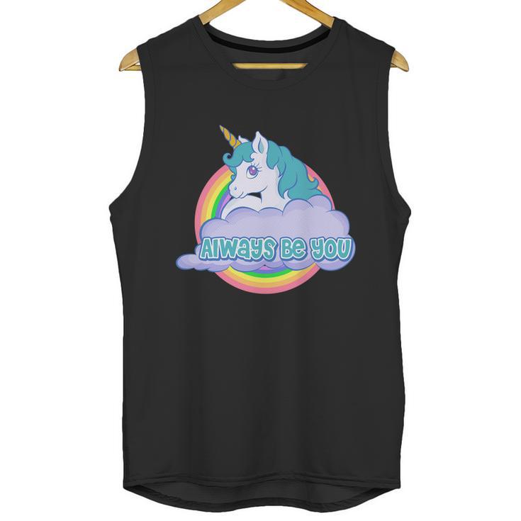 Always Be You Unicorn Dwayne Unisex Tank Top