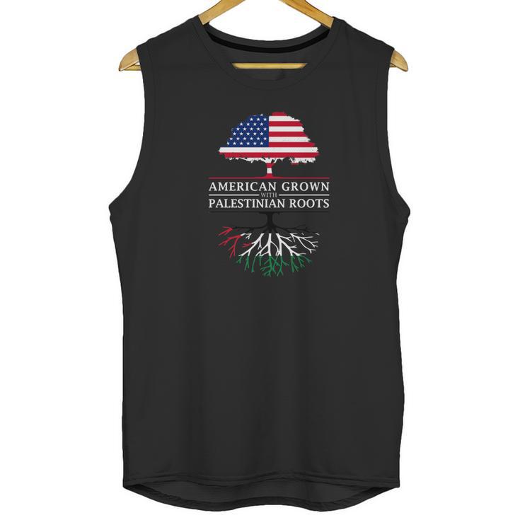 American Grown With Palestinian Roots Palestine Unisex Tank Top