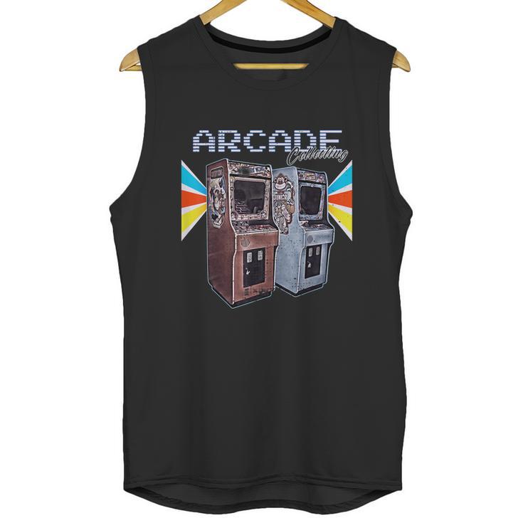 Arcade Cabinet Machine 1970 1980 1990 Video Game Collection Unisex Tank Top