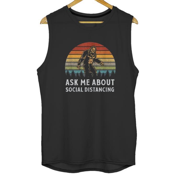 Ask Me About Social Distancing Unisex Tank Top