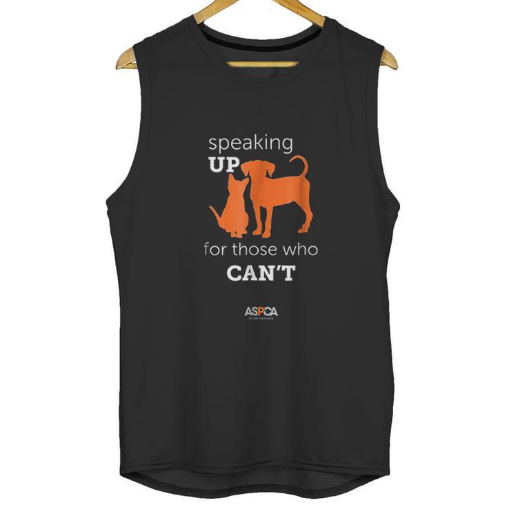 Aspca Speaking Up For Those Who Cant Unisex Tank Top