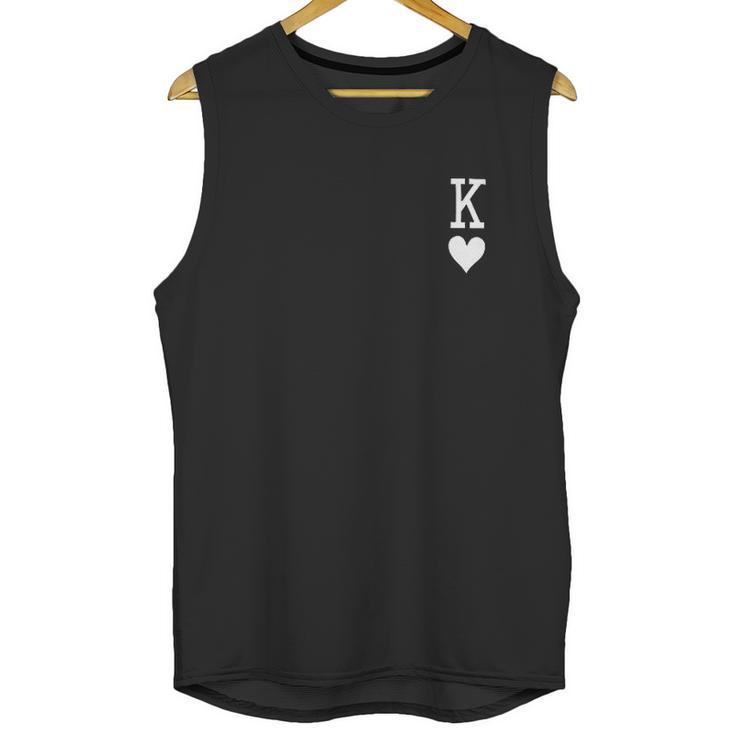 Atching Couple Poker Q King Unisex Tank Top