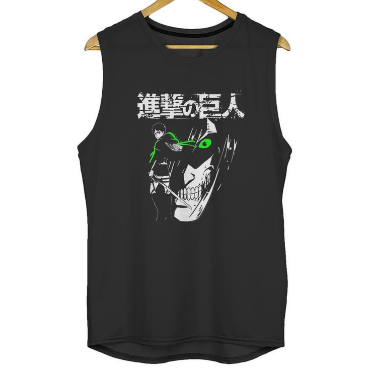 Attack On Titan Eren Jaeger Glow Unisex Tank Top