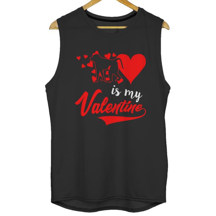 Baboon Is My Valentine Unisex Tank Top