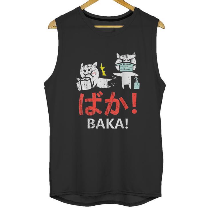 Baka Slap Toilet Paper Anime Manga Fun Quarantine Otaku Gift Unisex Tank Top