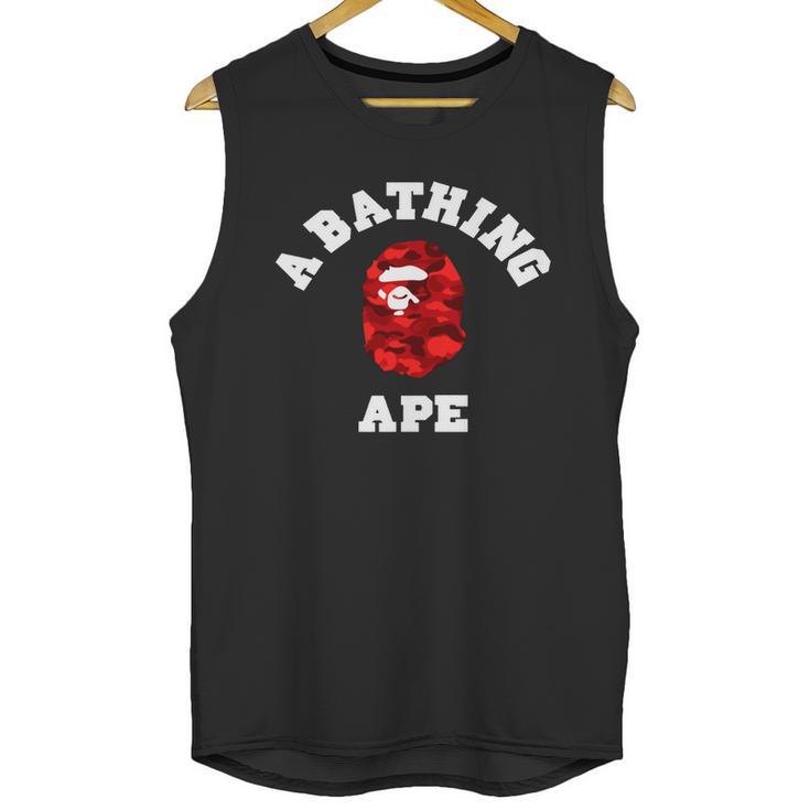 Bape Abc Red Camo Unisex Tank Top