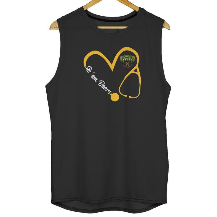 Baylor Bears Heart 34 Apparel Unisex Tank Top