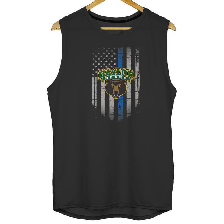 Baylor Bears Thin Blue Line Apparel Unisex Tank Top