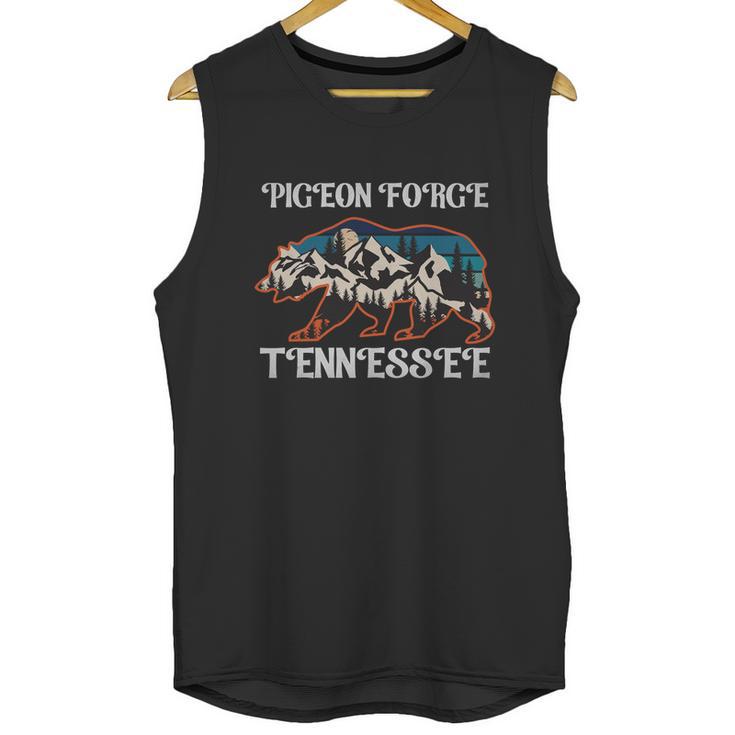 Bear Pigeon Forge Tennessee Souvenirs Great Smoky Mountains Gift Unisex Tank Top