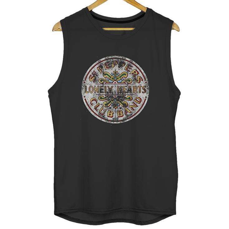 The Beatles Sgt Pepper Drum Burnout Unisex Tank Top