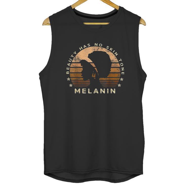 Beauty Has No Skin Tone Melanin Gifts For Black Queen Unisex Tank Top