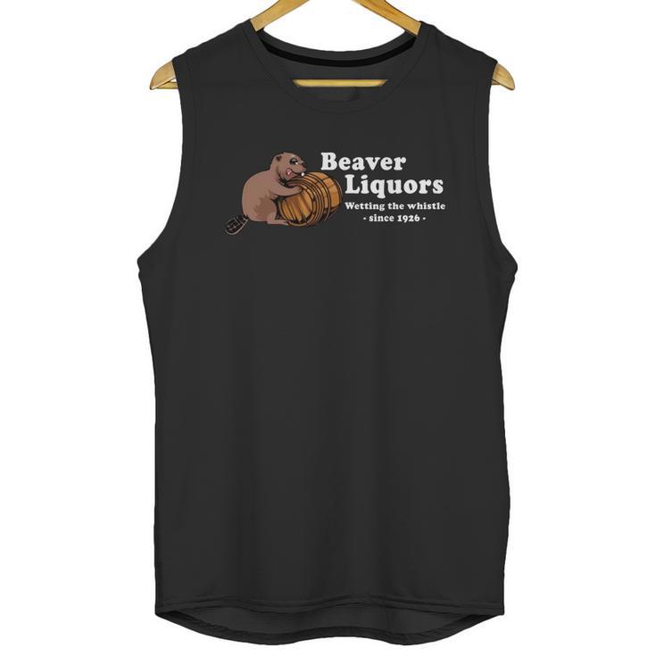 Beaver Liquors Wetting The Whistle Since 1926 Unisex Tank Top