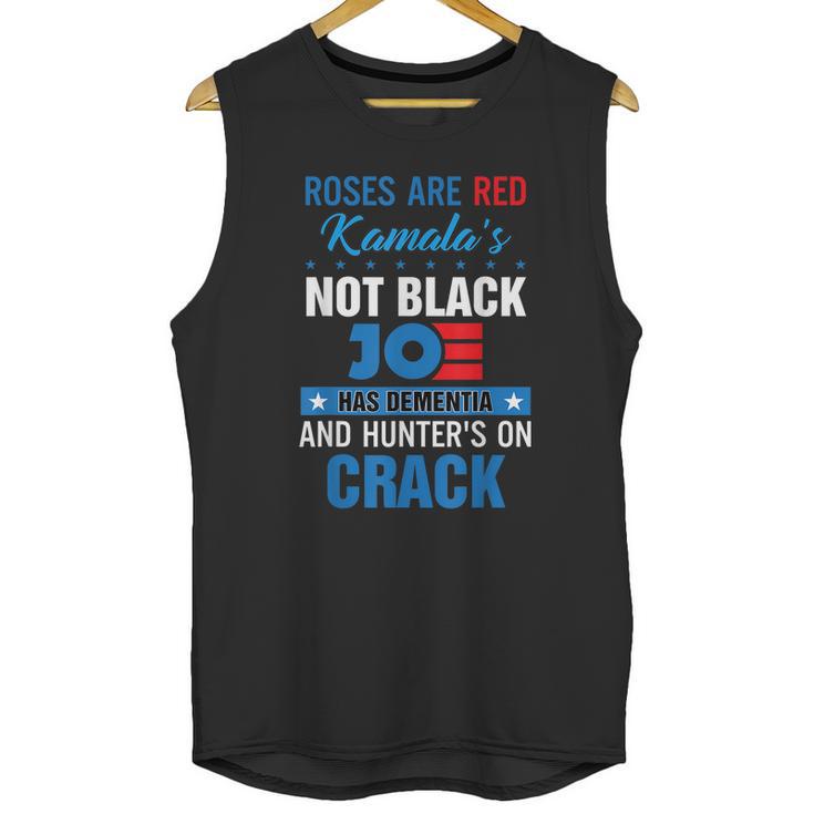 Biden Roses Are Red Kamala Not Black Joe Unisex Tank Top