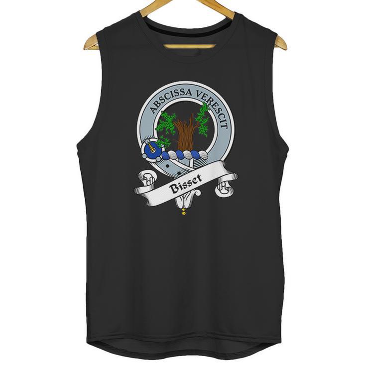 Bisset Clan Badge Scottish Clan Badges Unisex Tank Top