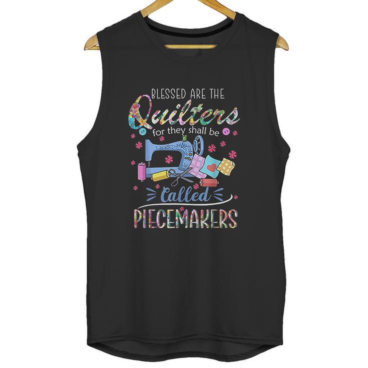 Blessed Are Piecemakers Unisex Tank Top