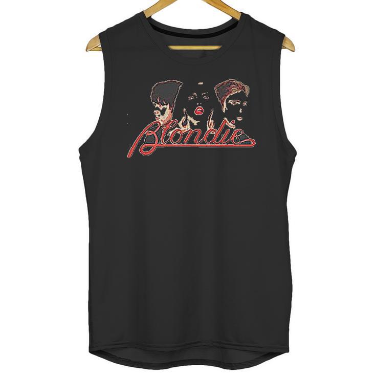 Blondie Band Logo Unisex Tank Top