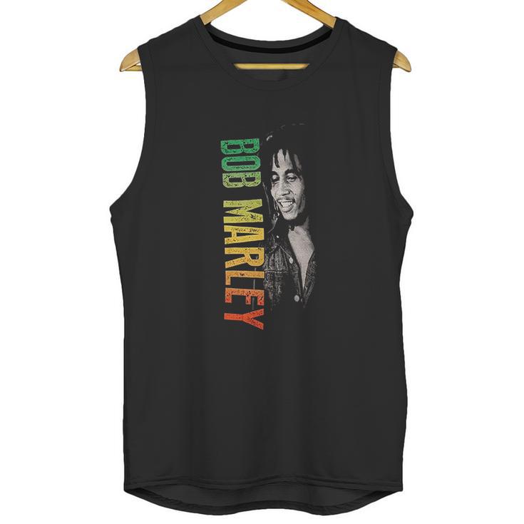 Bob Marley Marley Smile Gardient Unisex Tank Top