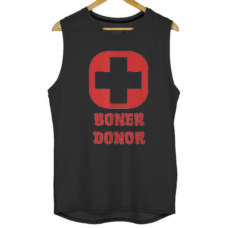 Boner Donor Red Graphic Unisex Tank Top