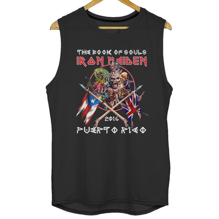 The Book Of Souls Iron Maiden 2016 Puerto Rico T Shirt Unisex Tank Top