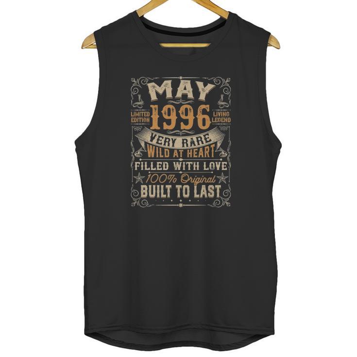 Born In May 1996 25Th Birthday Gift Retro 25 Years Old Unisex Tank Top